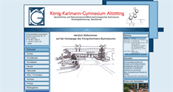 Desktop Screenshot of koenig-karlmann-gymnasium.de